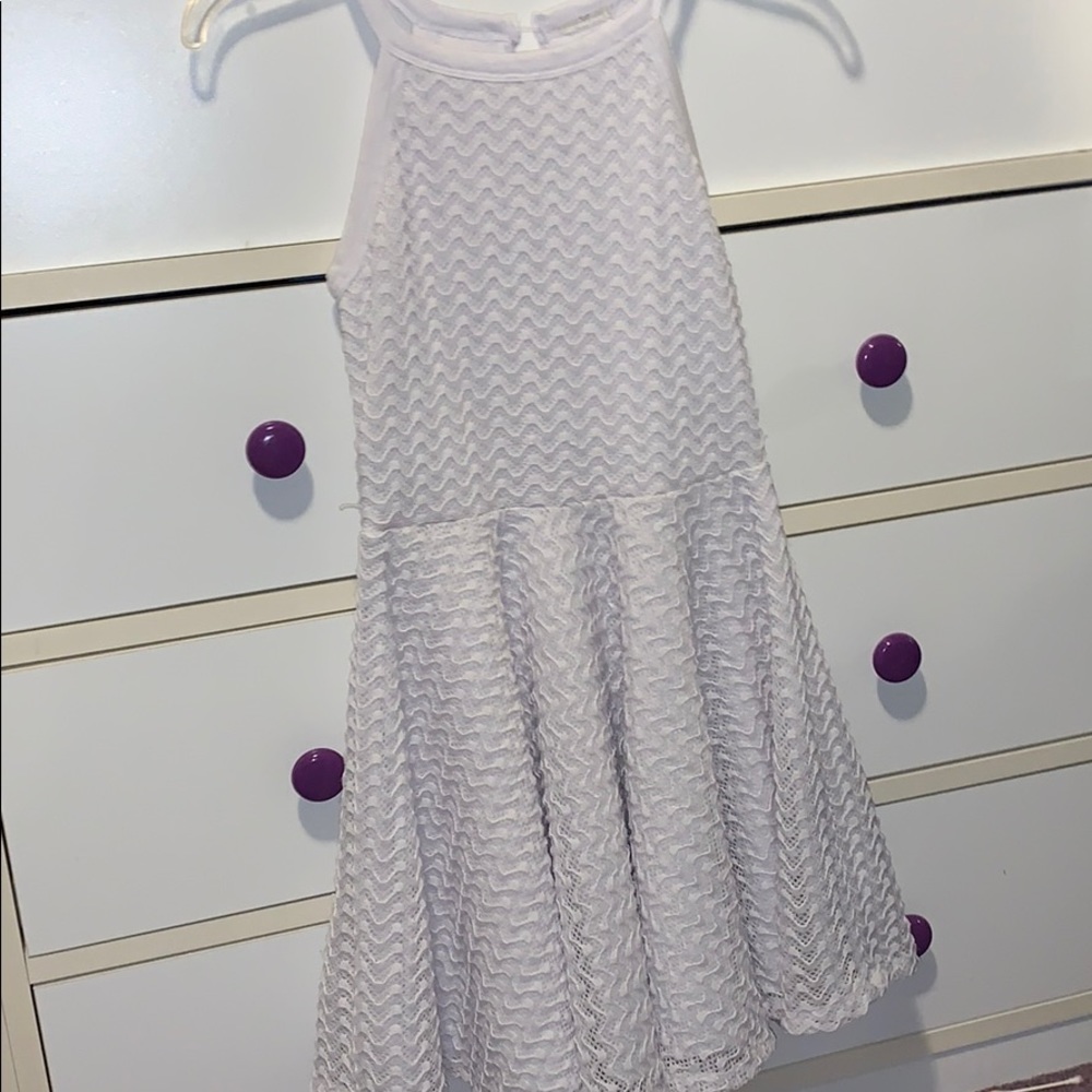 White Flowy Short Dress